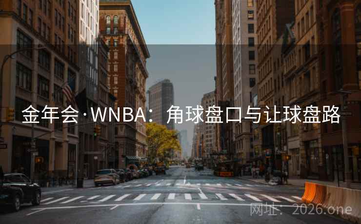 金年会·WNBA：角球盘口与让球盘路