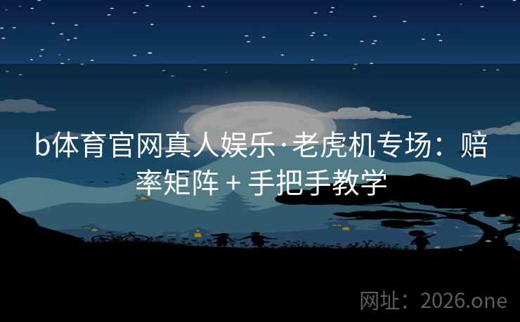 b体育官网真人娱乐·老虎机专场：赔率矩阵 + 手把手教学