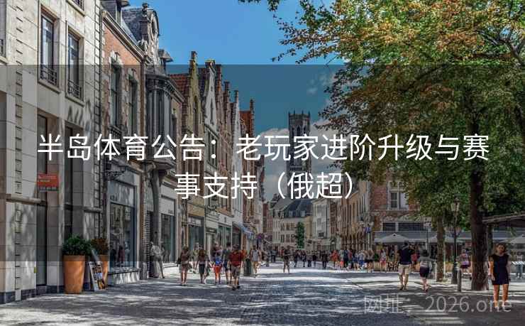 详细阅读:半岛体育公告:老玩家进阶升级与赛事支持(俄超) 半岛体育公告:老玩家进阶升级与赛事支持(俄超)